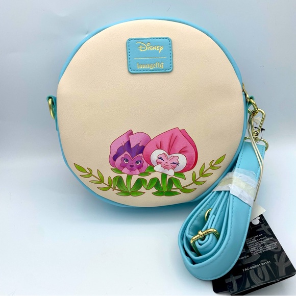 Loungefly Disney Alice in Wonderland Doodle Circle Crossbody Bag NWT - Picture 2 of 3